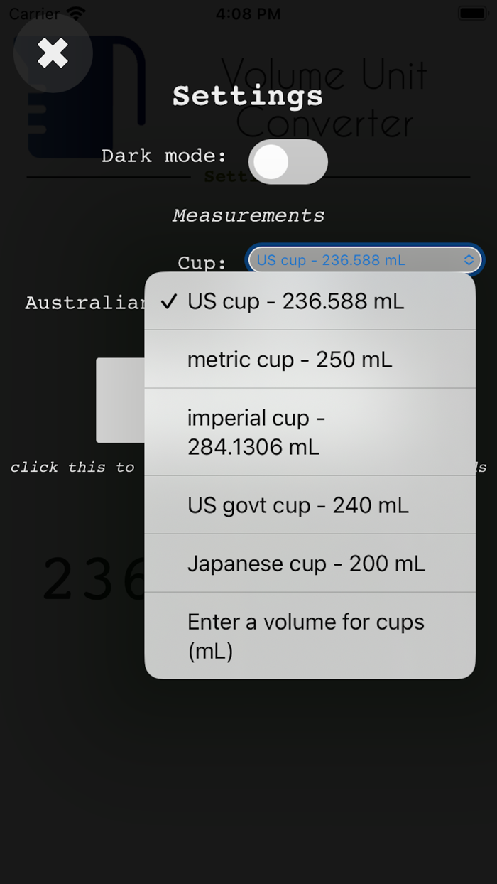 Volume Unit Converter