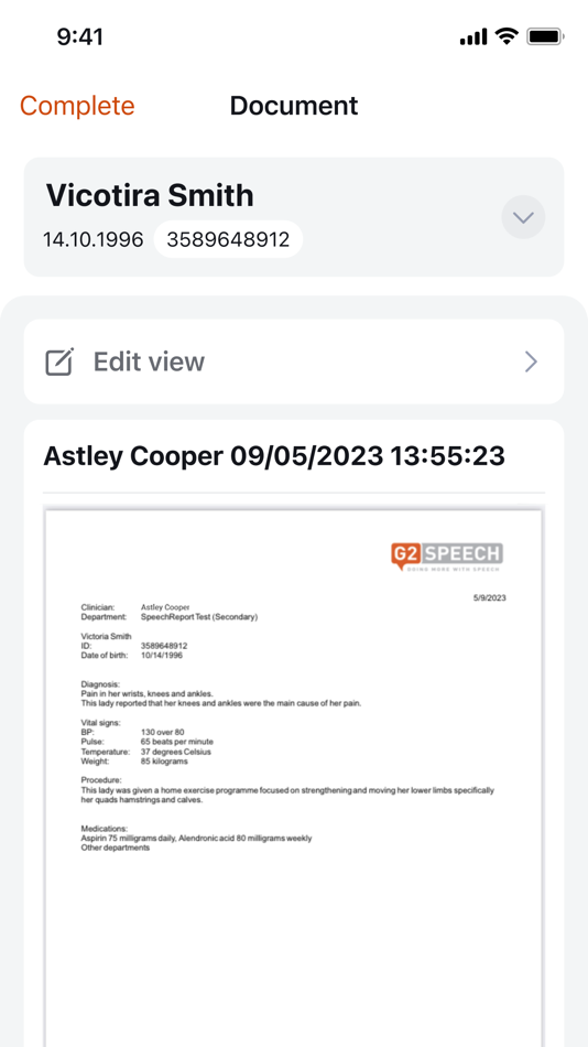 #5. G2 SpeechReport- Mobile (iOS) 由: G2 Speech