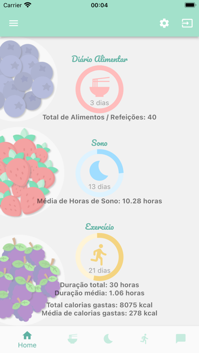 Nutriclock Screenshot