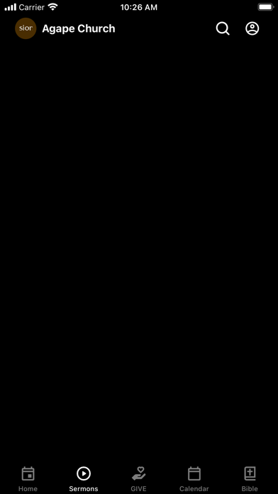Agape Church Screenshot