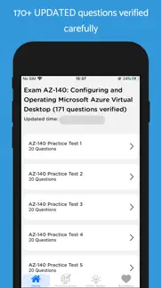 azure az-140 updated 2024 iphone screenshot 1