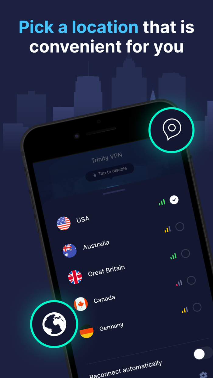 Trinity VPN - Fast and Unlimited
