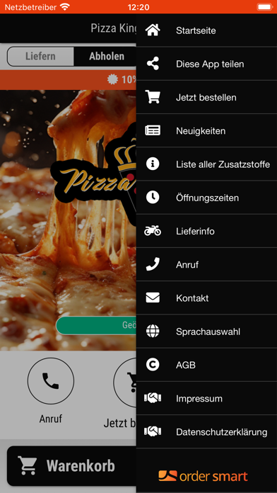 Pizza King Hainburg Screenshot