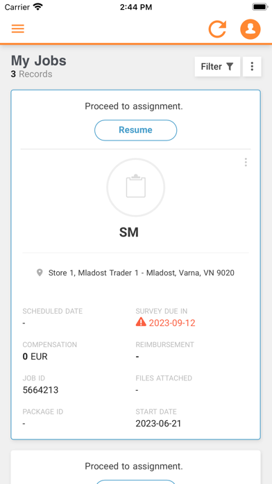 4Shoppers NEXT Mystery Shopper Screenshot