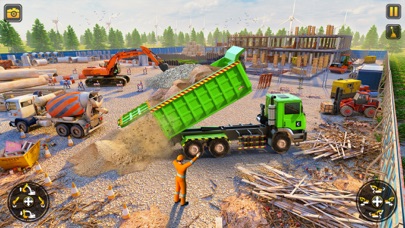 Construction Excavator Game 3d screenshot 4