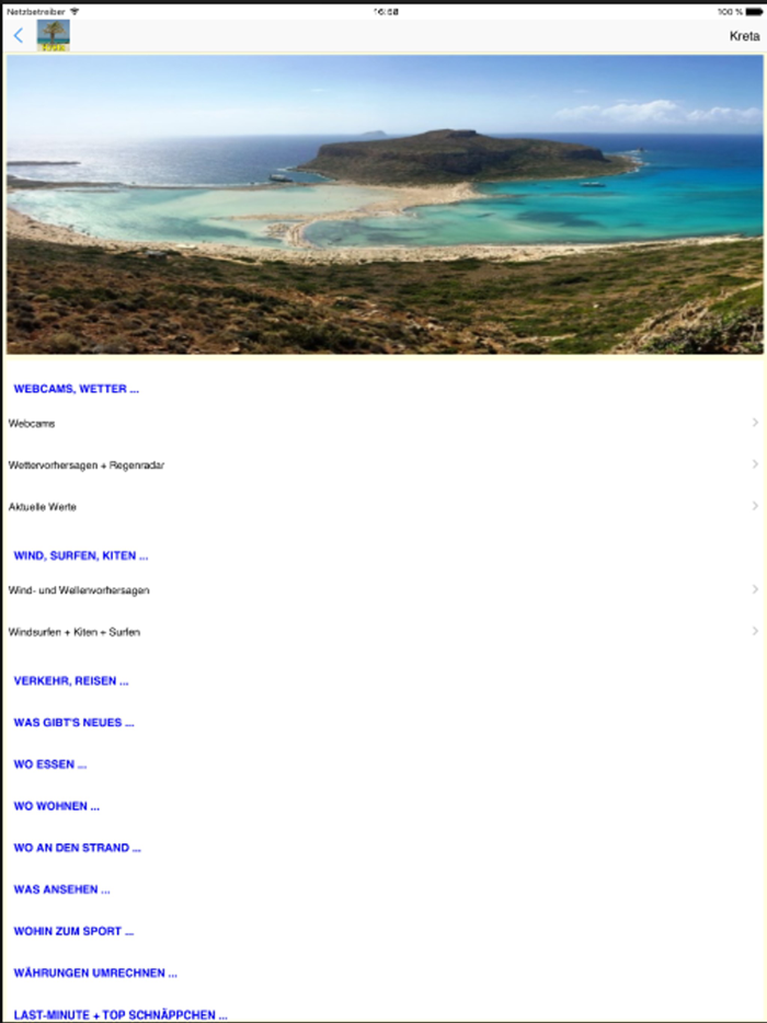 Kreta Urlaubs App