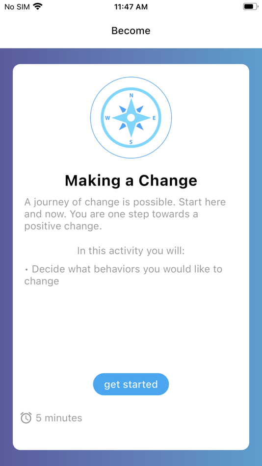 #2. Become: An App for Change (iOS) 由: Palo Alto Veterans Institute for Research