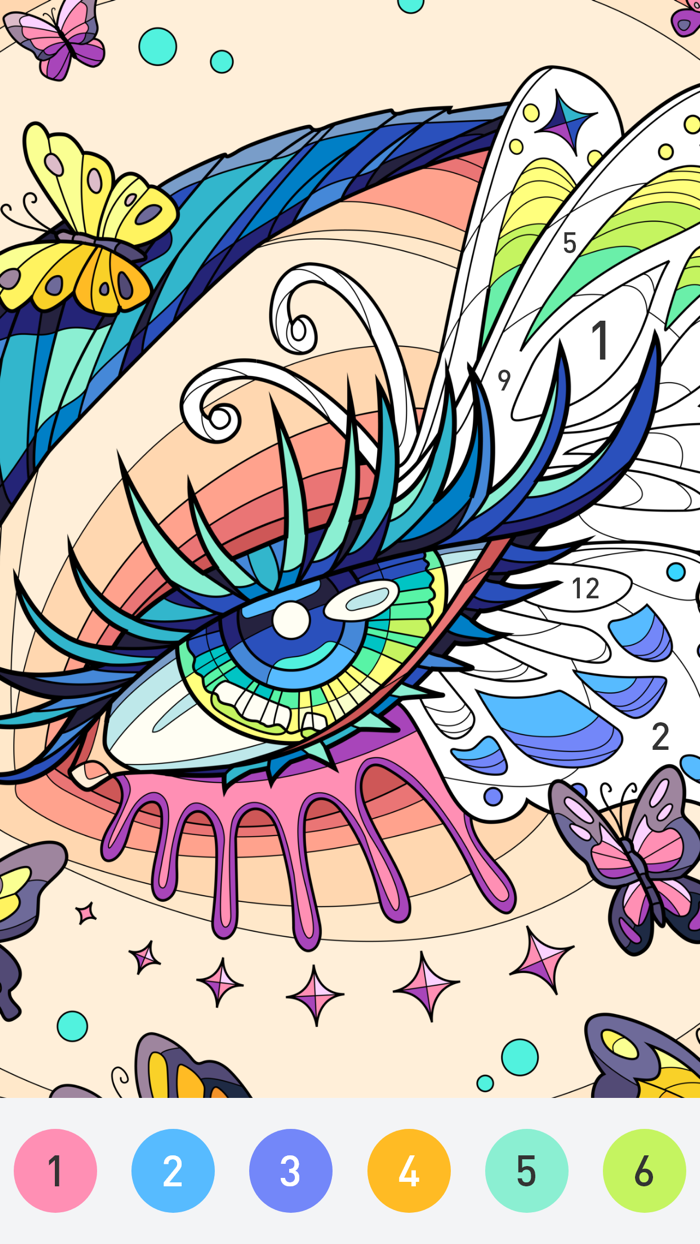 Lady Color - Paint by number