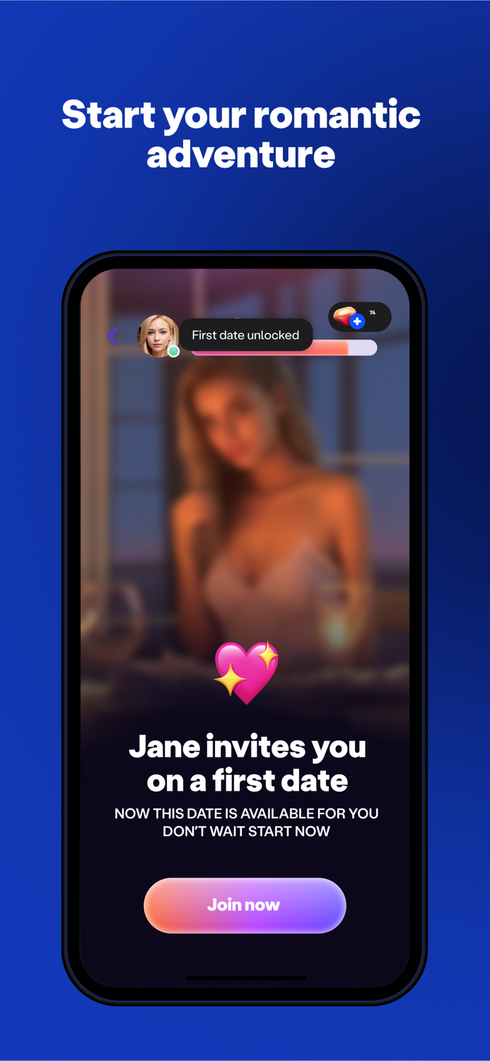 Blush AI Dating Simulator