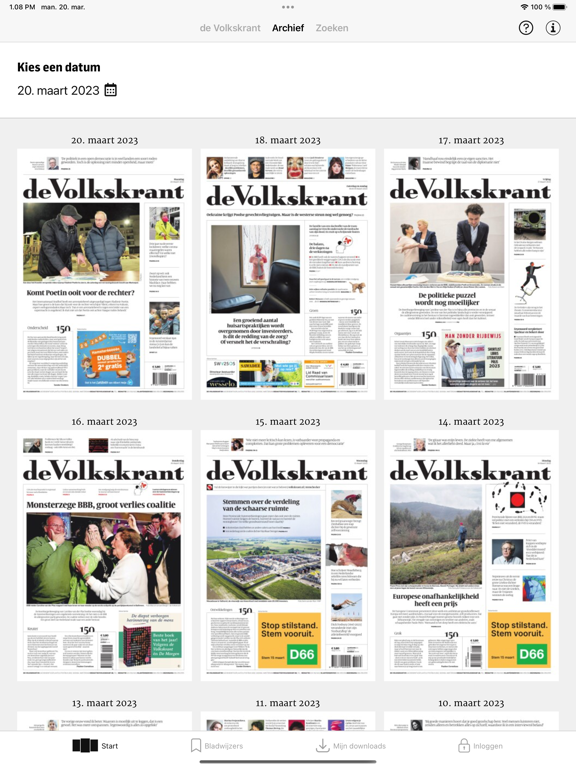 Screenshot #5 pour de Volkskrant Krant