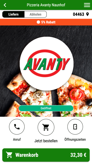 Pizzeria Avanty Screenshot