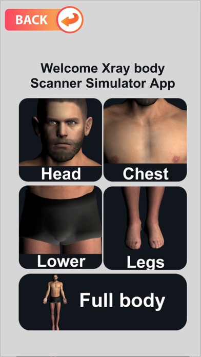 X-ray Body Scanner Game Screenshot