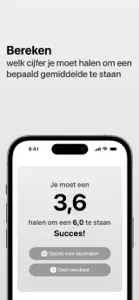 Welk Cijfer Moet Ik Halen? screenshot #1 for iPhone