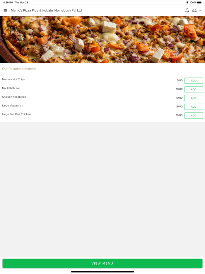 Memos Pizza Pide and Kebabs