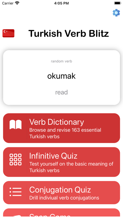 Turkish Verb Blitz Screenshot