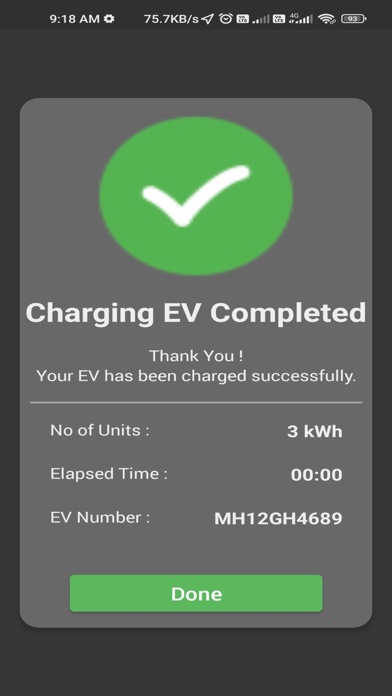 Energize EV Charging Screenshot