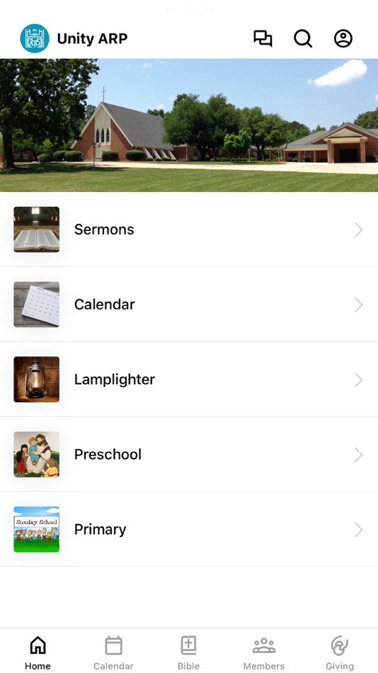 #1. Unity ARP Church (iOS) Podle: Unity Associate Reformed Presbyterian Church