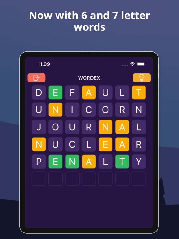 Word Guess - Wordex iPad screenshot 3 - Games app