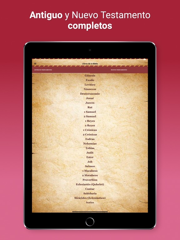 La Biblia Católica iPad screenshot 4 - Book app
