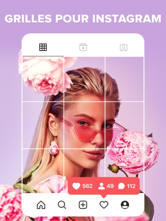 Screenshot #4 pour Grid - Grille Photo Instagram