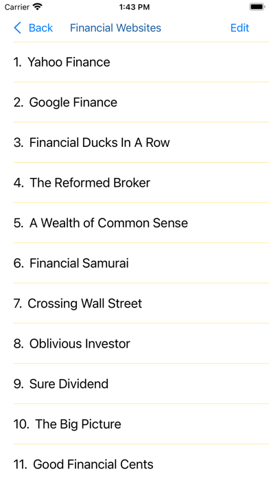 iStocks: World Stocks Screenshot