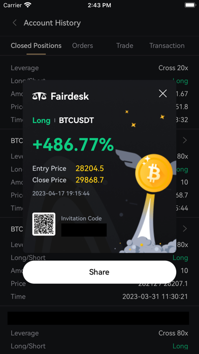 Fairdesk Go:Trade Bitcoin, ETH Screenshot