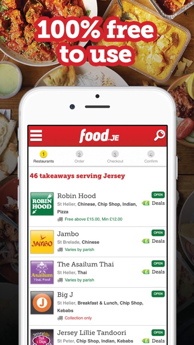Food.je - Takeaway Food Jersey Screenshot