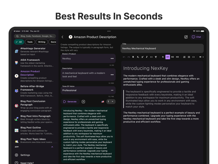 AI Writer ChatGPT Powered Ask