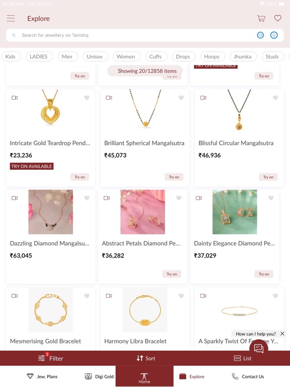 Tanishq (A TATA Product) iPad screenshot 9 - Shopping app