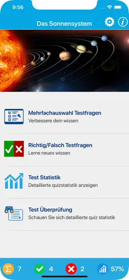 Game screenshot Das Sonnensystem Quiz mod apk