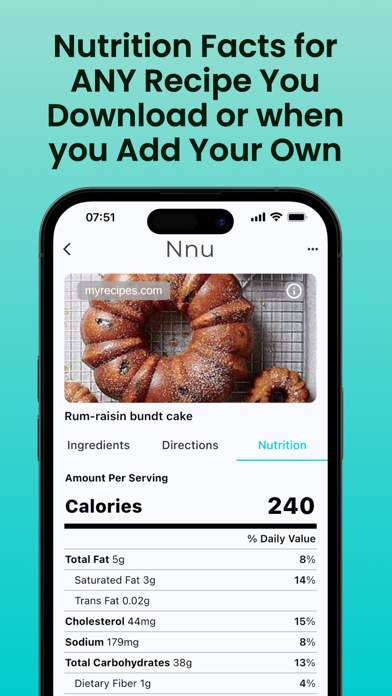 Nnu: Meal Planner & Recipes Screenshot