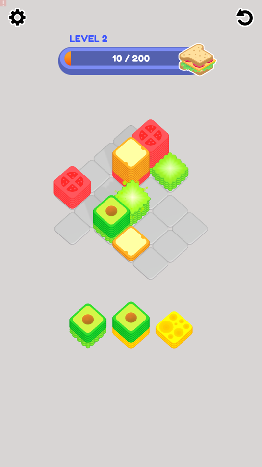 #3. Stackwich! (iOS) Podle: Gybe Games