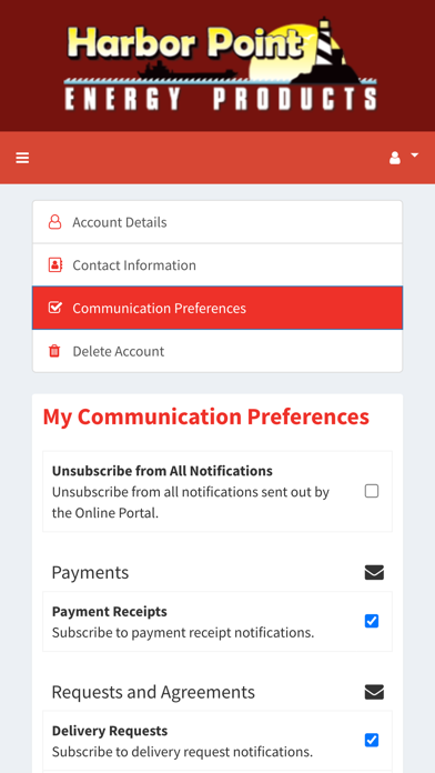 Harbor Point Energy Products Screenshot