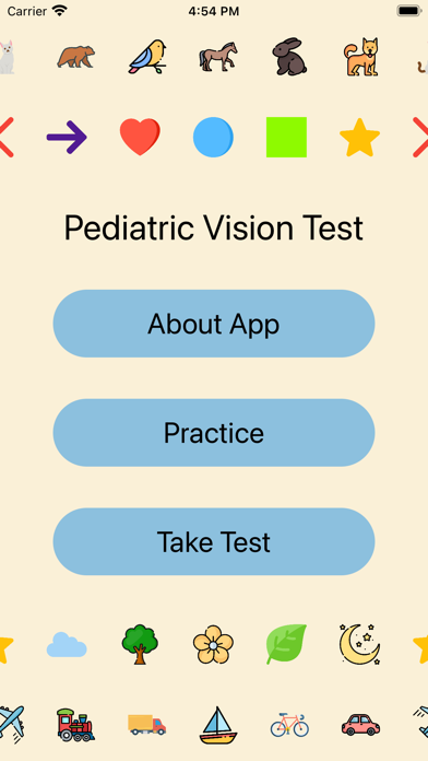 Pediatric Vision Test Screenshot