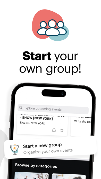 Meetup: Social Events & Groups Screenshot