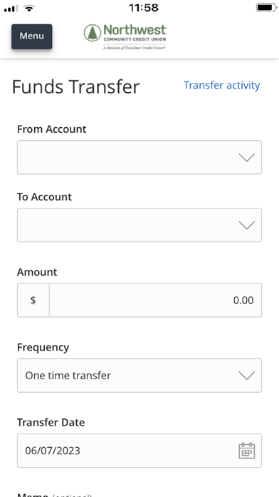 Northwest Community eBanking Screenshot