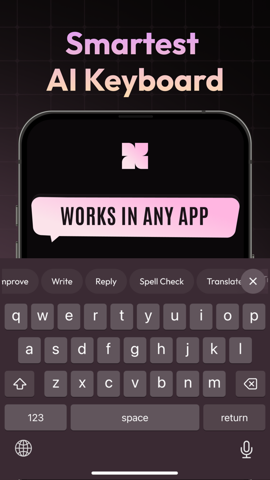 #1. KeyWise: AI Keyboard & Writer (iOS) 由: Owl Apps LLC