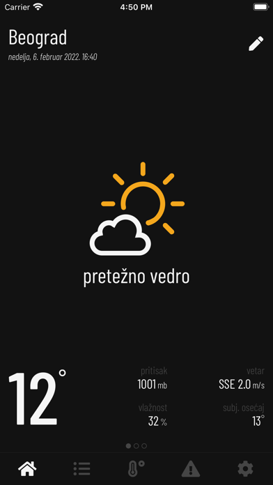 Vreme u Srbiji Screenshot