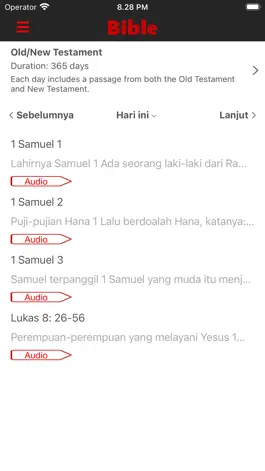Game screenshot Alkitab Terjemahan Baru Audio apk