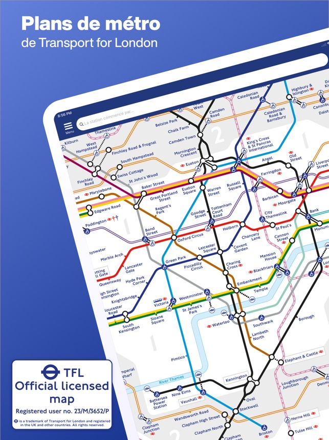 Tube Map - Métro de Londres dans l'App Store