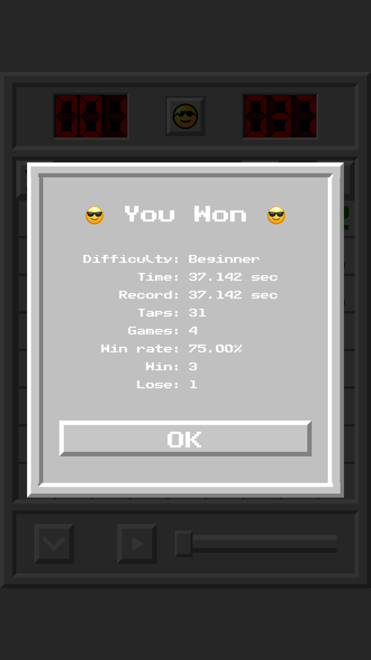 #3. Smooth Minesweeper (iOS) 由: Hung Dang