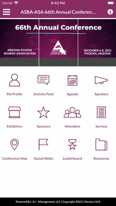 ASBA-ASA Annual Conference Screenshot