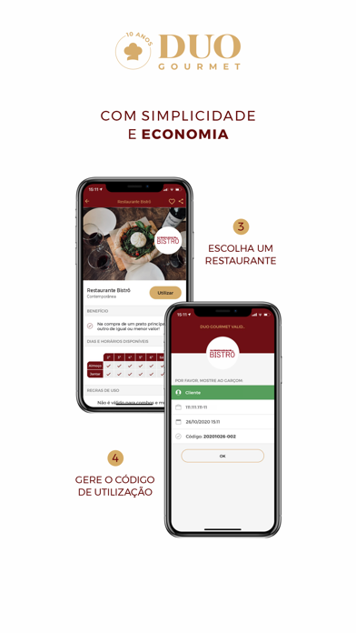 Duo Gourmet: restaurantes Screenshot