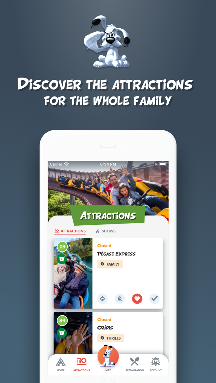 Parc Astérix pour iPhone