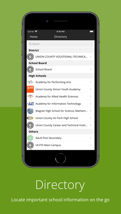 Union County Vo-Tech Schools Screenshot