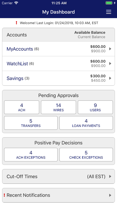 BankFlorida Treasury Screenshot