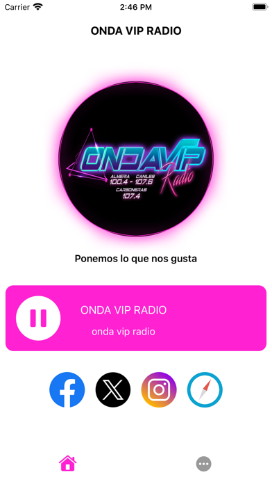 Onda Vip Radio Almeria Screenshot