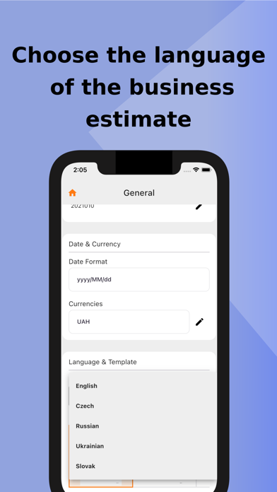 eEstimate - price offer Screenshot