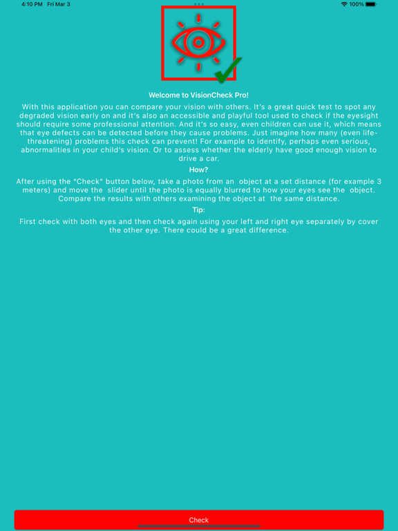 Screenshot #4 pour Vision Check Pro