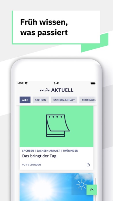 MDR AKTUELL - Nachrichten Screenshot